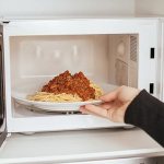 Food in the microwave