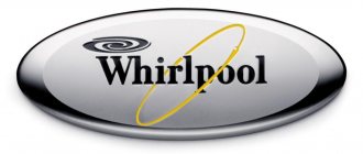 Логотип компании Вирпул, производителя посудомоечных машин для домашнего использования