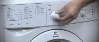 Панель стиральной машины Индезит