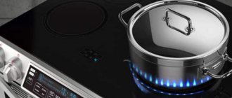 Comparison of the efficiency of induction and gas stoves
