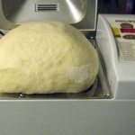 Dough in a bread machine