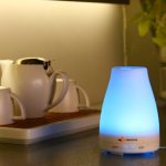 Ultrasonic humidifier is compact in size