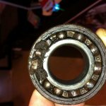 Replacing bearings in washing machine 2: photo